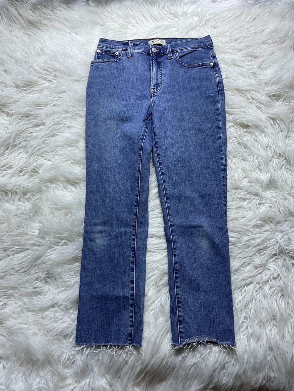 Madewell The Tall Mid-Rise Perfect Vintage Jeans in Knowland Wash 27T
